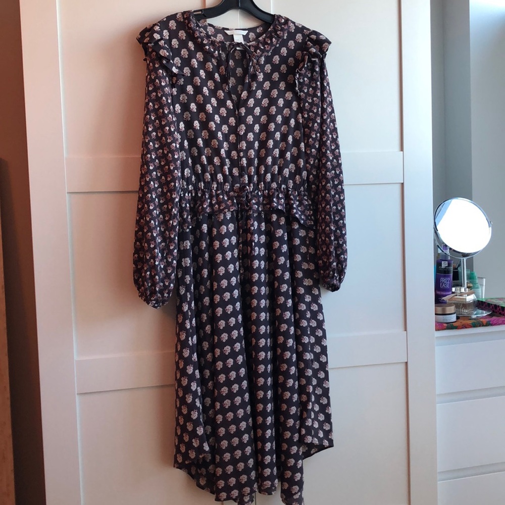 H&M Printed Midi Dress